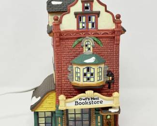 18 OwlsNestBookstoreLightedVillageBuilding