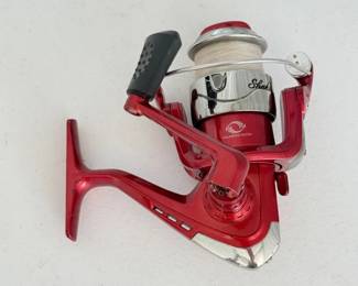 156 ShakespeareRedMetalSpinningReel