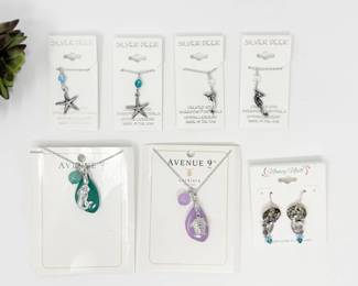 106 CoastalSilverToneJewelryCollection