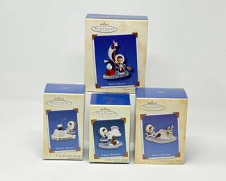 98 HallmarkKeepsakeFrostyFriendsOrnamentLot