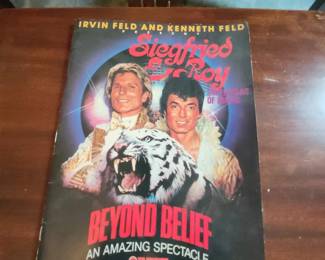 Siegfried Roy Beyond Belief Souvenir Program
