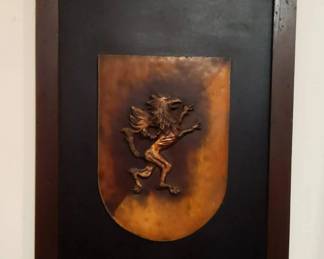 Framed Dimensional Rearing Horse Wall Art
