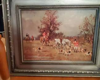Early American Dogs Hunting
