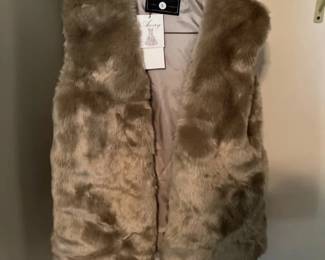 New ACEVOG Faux Fur Stole Size L