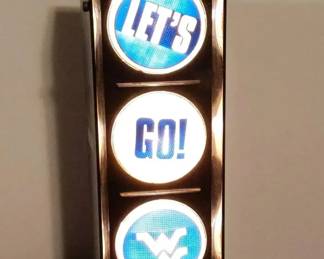 West Virginia Mountaineers Lets Go Lighted Sign