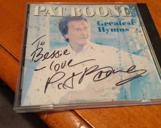 Signed Pat Boone Greatest Hits CD