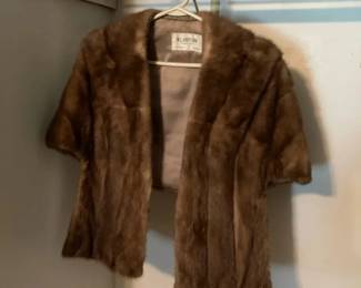 Vintage N. Lappin Brown Mink Fur Stole