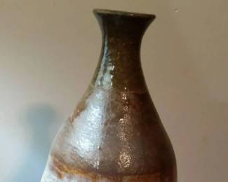 EarthTone Studio Pottery Vase with Rustic Glaze