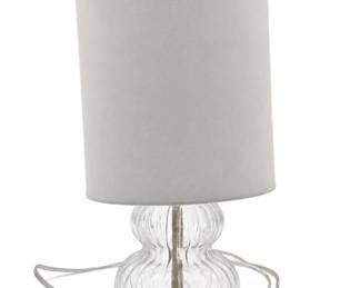 OffWhite Table Lamp on Pure White