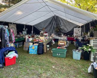 Full tent of treasures!!