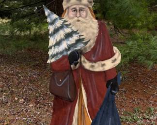 Ragsdale painted Santa