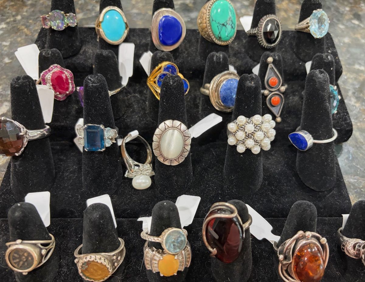 Sterling Silver and Gemstone rings