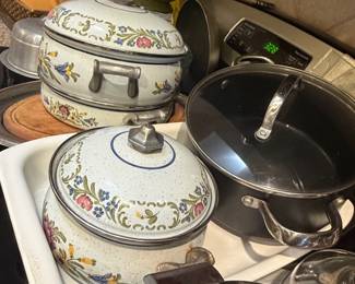 ASTA Vintage German Dloral Cookware 