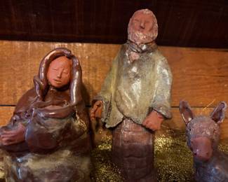Vintage 2005 Carol Bowers For Jeremie nativity 