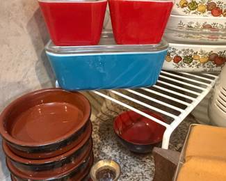 Vintage Refrigerator Pyrex Storage Containers 