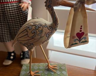 Jim Shore Stork 