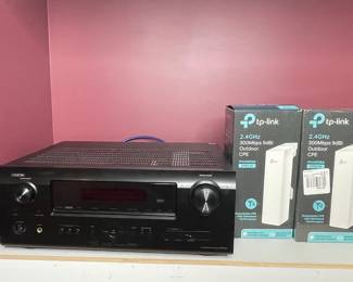 Denon Surround Receiver and TP-Link Outdoor Access Points