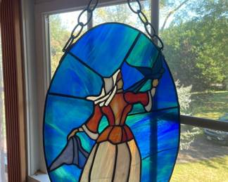 Stained Glass Window Panel