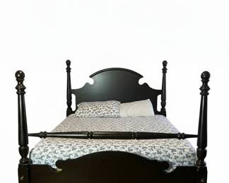 Black Finish Poster Bed
