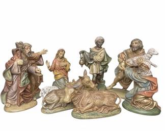 Vintage Italian Nativity Figures