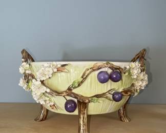Vintage German Porcelain Footed Centerpiece Bowl