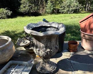 Cast Iron Urn Planter