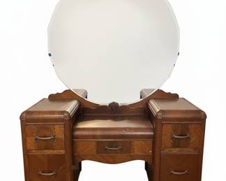 Vintage Art Deco Waterfall Vanity