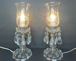 Crystal Hurricane Lamps