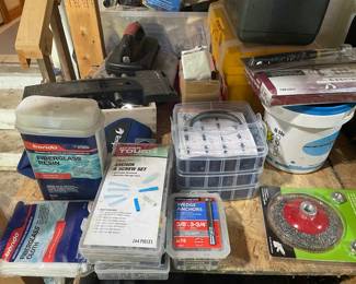 Assorted Hardware and Repair Supplies