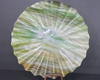 Sarah Moore Gleninagh Crafts Art Glass Plate