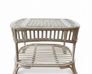 Wicker Occasional Table