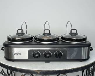 Cooks Triple Slow Cooker Buffet Server