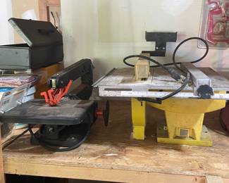Craftsman Scroll Saw and Table Saw