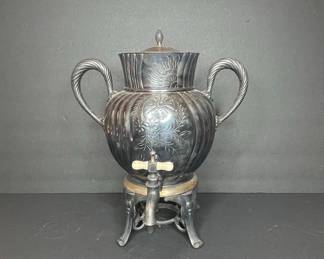 E.G. Webster & Son Silver Plated Samovar