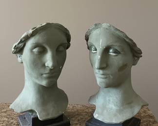 Vintage Alva Museum Studio Style Classical Busts