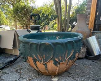 Glazed Terracotta Garden Planter