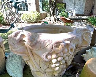 Grapevine Motif Garden Planter