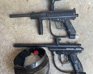 JT Outkast and Kingman Spyder Victor Paintball Markers