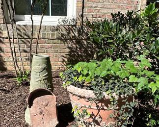 Garden Planter and Decorative Garden Elements