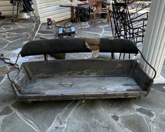 Vintage Buckboard Wagon Bench Seat