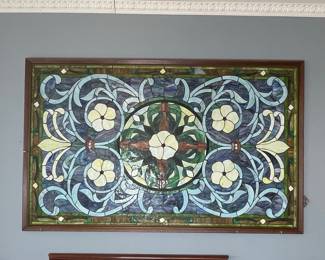 Stained Glass Window Panel