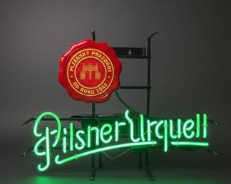 Pilsner Urquell Neon Wax Seal Beer Sign
