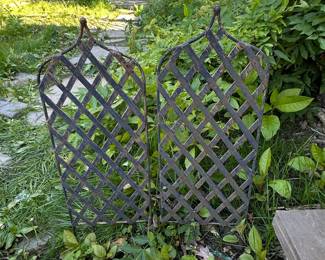 Wrought Iron Garden Trellis