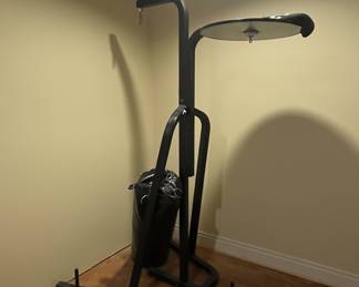 TKO Dual Station Heavy Bag and Speed Bag Stand