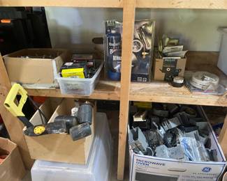 Assorted Hardware and Workshop Supplies