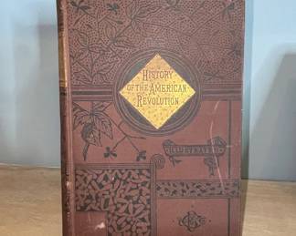 Antique 1884 History of the American Revolution by Mrs. Ellet