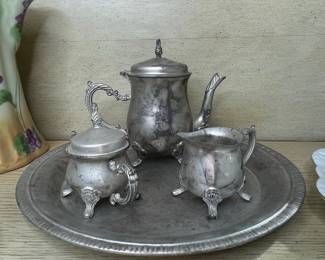 Vintage Godinger Silver Art Co. Silver-Plated Tea Service