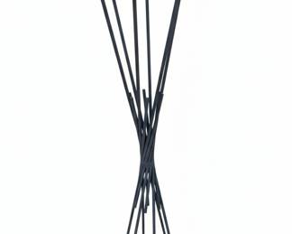 Mid-Century Modern Metal Floor Candelabra
