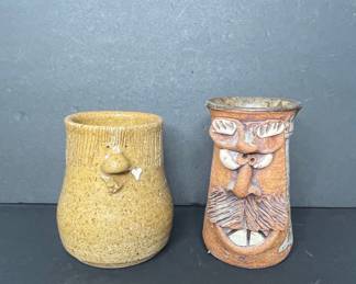 Art Pottery Face Mugs