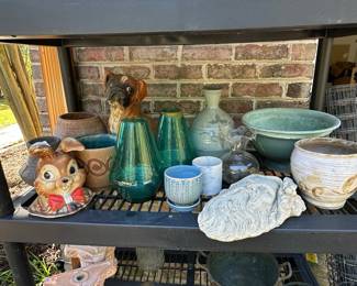 Assorted Vintage and Contemporary Decorative Garden and Home Accents